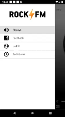 Radijo stotis Rock FM android App screenshot 0